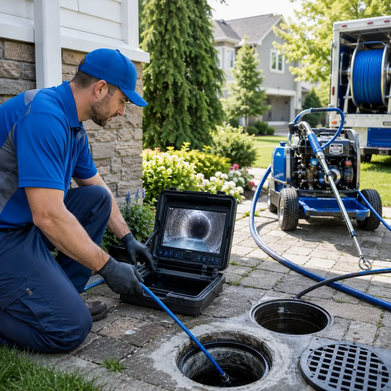 Outdoor drain cleaning professionals serving Woodgate, NY